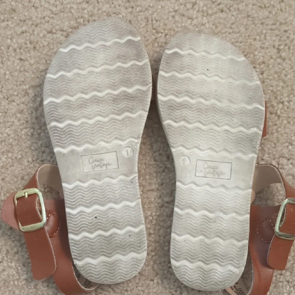 Crown Vintage Brown Kids Sandals